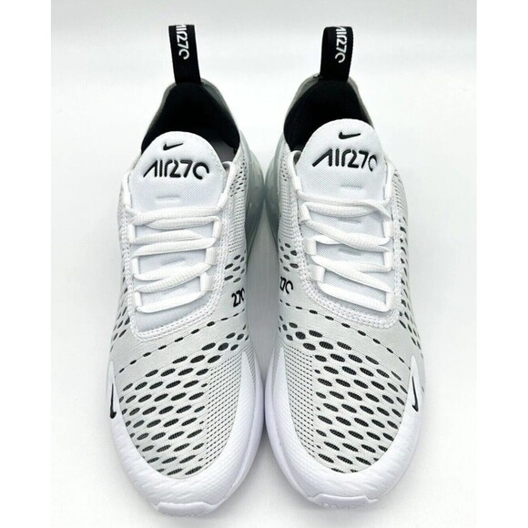 New Nike Air Max 270 Women's Size 5.5 White Black Running Shoes AH6789-100 - Picture 9 of 14